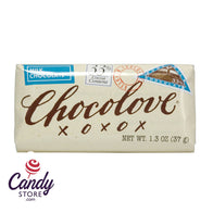 Chocolove Xoxo Pure Milk Chocolate Mini Bars - 12ct CandyStore.com