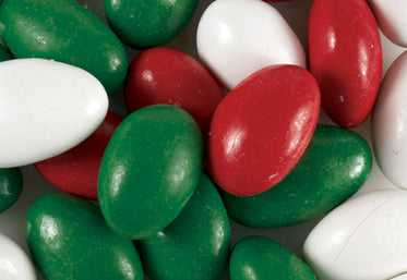 Christmas Chocolate Jordan Almonds - 10lb CandyStore.com