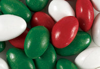 Christmas Chocolate Jordan Almonds - 10lb CandyStore.com