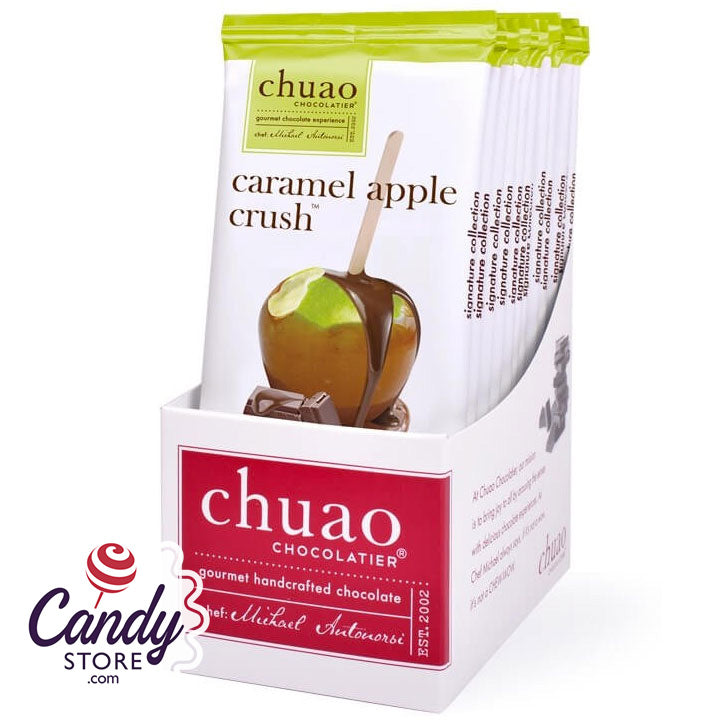 Chuao Caramel Apple Crush Milk Chocolate Bars - 12ct CandyStore.com