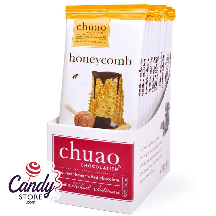 Chuao Honeycomb Dark Chocolate Bar - 12ct CandyStore.com