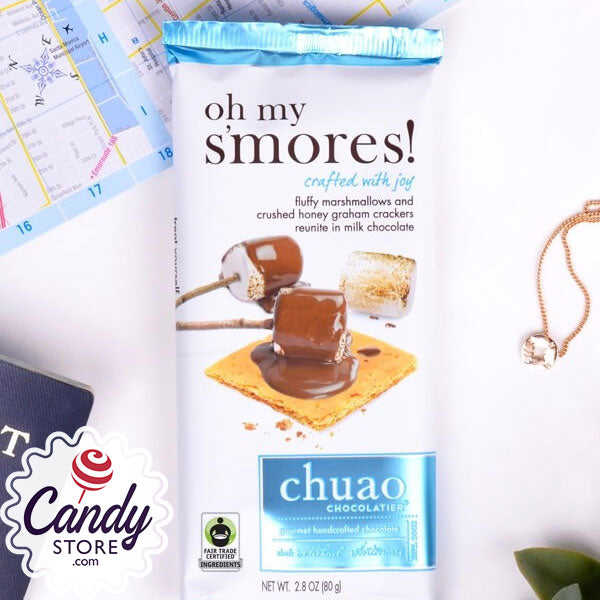 Chuao Oh My S'mores! Milk Chocolate Bars - 10ct CandyStore.com