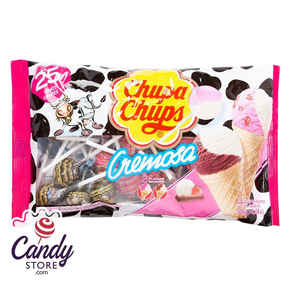 Chupa Chups Cremosa 10.58oz Bag - 20ct CandyStore.com