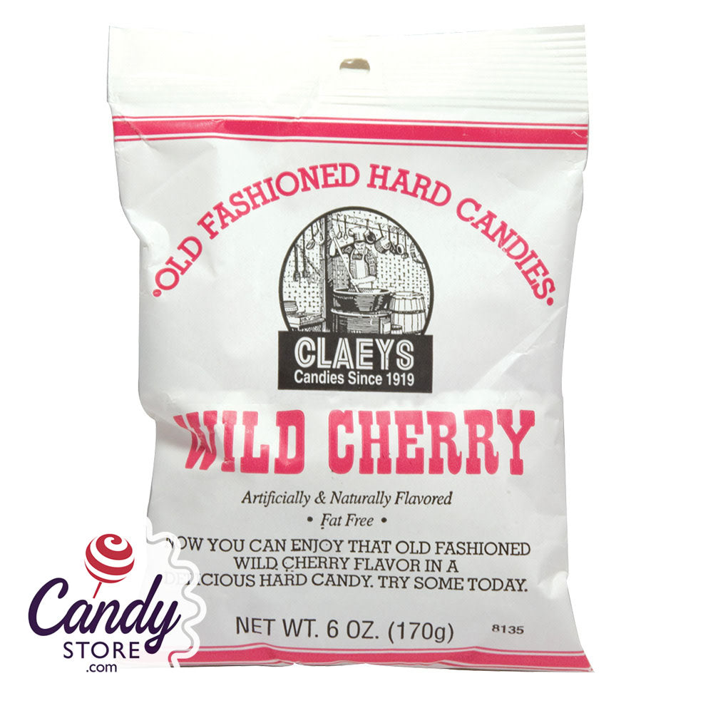 Claey's Wild Cherry Drops 6oz Bag - 24ct CandyStore.com