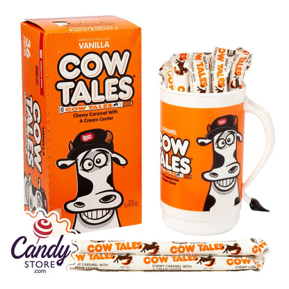 Cow Tales Caramel Sticks with Tumbler - 100ct CandyStore.com