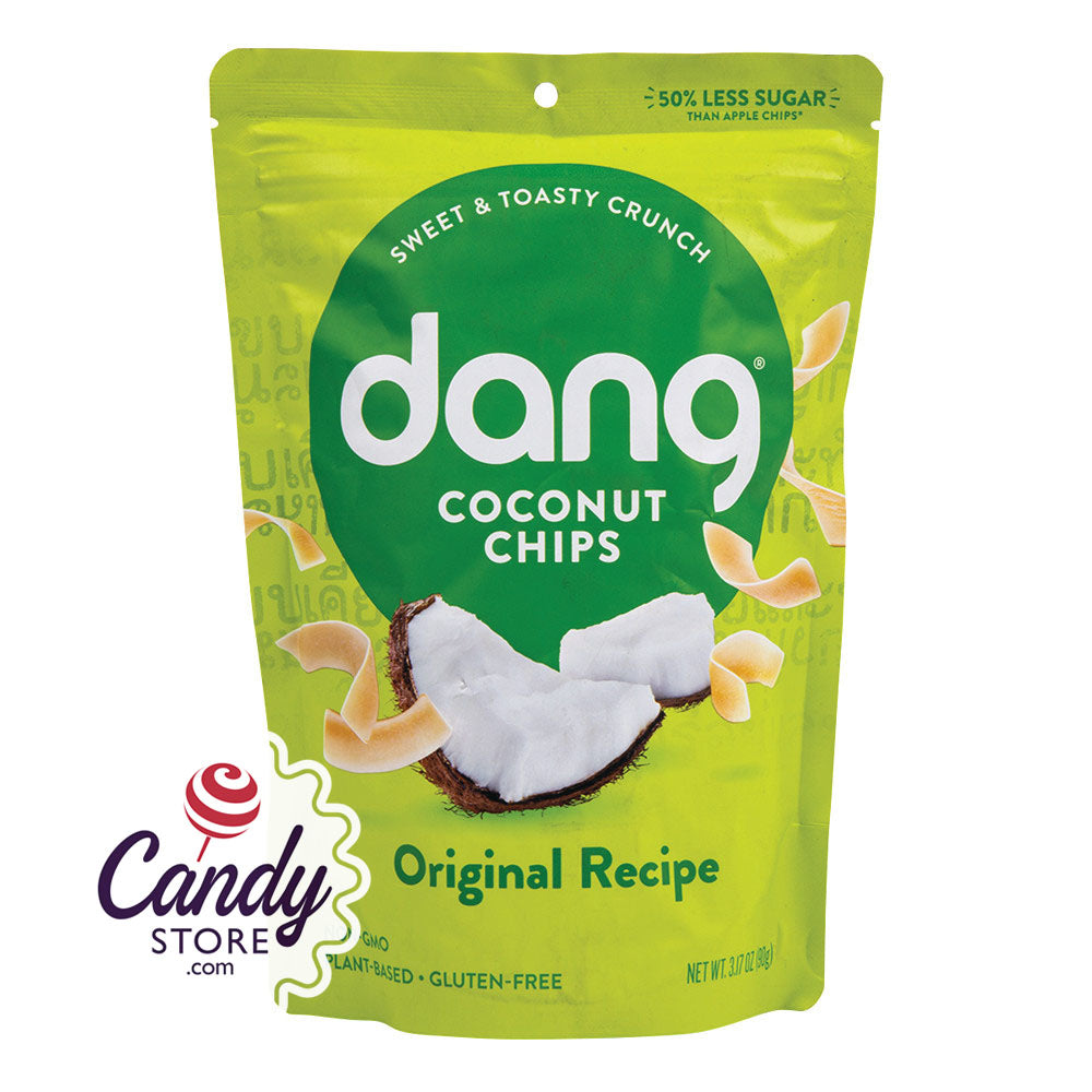 Dang Toasted Coconut Chips 3.17oz Pouch - 12ct CandyStore.com