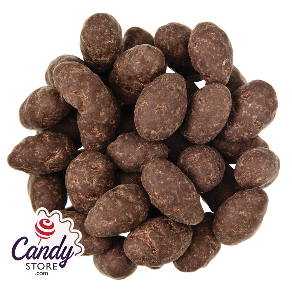 Dark Chocolate Sea Salt Bare Almonds 10lb - CandyStore.com