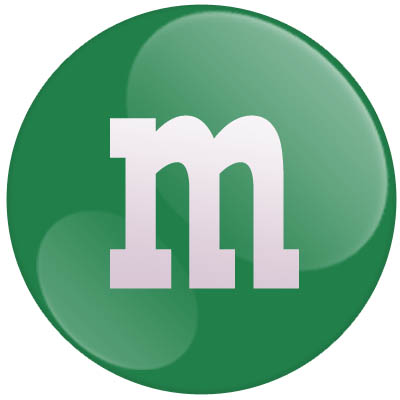 M&M'S Colorworks Dark Green