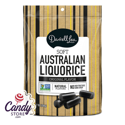 Darrell Lea Soft Eating Licorice Original Black - 8ct CandyStore.com