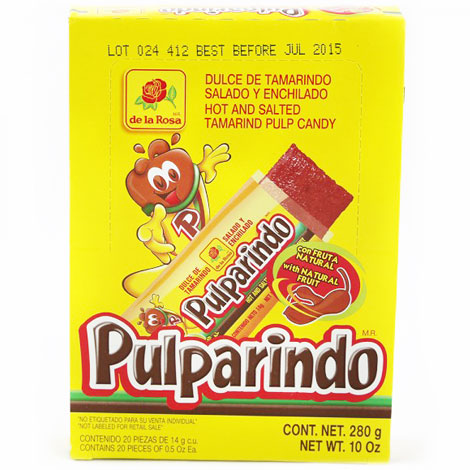 De La Rosa Pulparindo Regular 20-Piece Box CandyStore.com