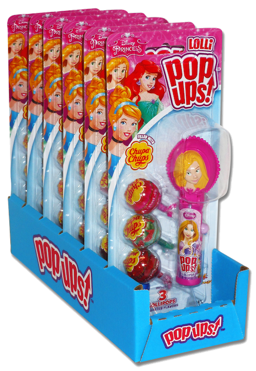 Disney Princess Pop-Ups Lollipops Toys - 6ct CandyStore.com