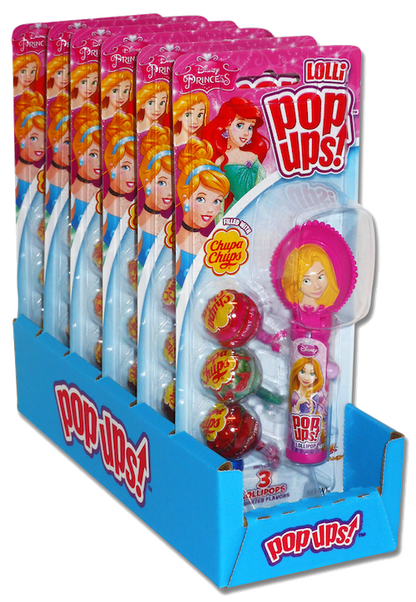 Disney Princess Pop-Ups Lollipops Toys - 6ct CandyStore.com