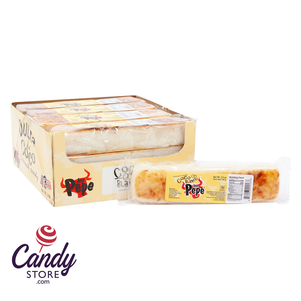 Don Pepe Blanco Coconut Bar 3.5oz - 12ct CandyStore.com