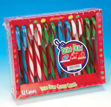 Dum Dum Candy Canes 12pc - 12ct CandyStore.com