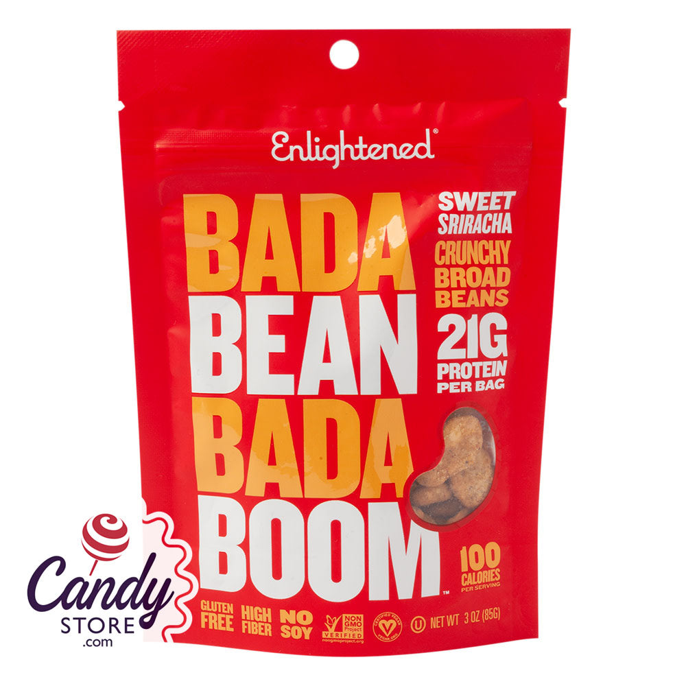 Enlightened Bada Bean Bada Boom Sweet Sriracha 3oz Peg Bags - 6ct CandyStore.com