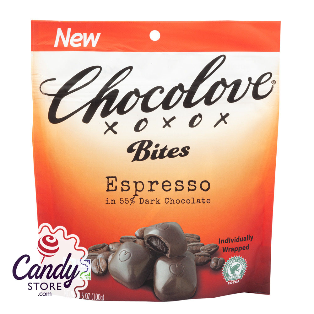 Espresso Chocolove Bites 3.5oz Pouch - 8ct CandyStore.com