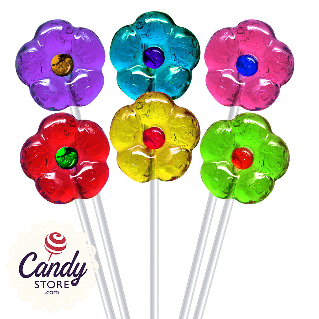 Fancy Pops Daisy Lollipops - 100ct | CandyStore.com