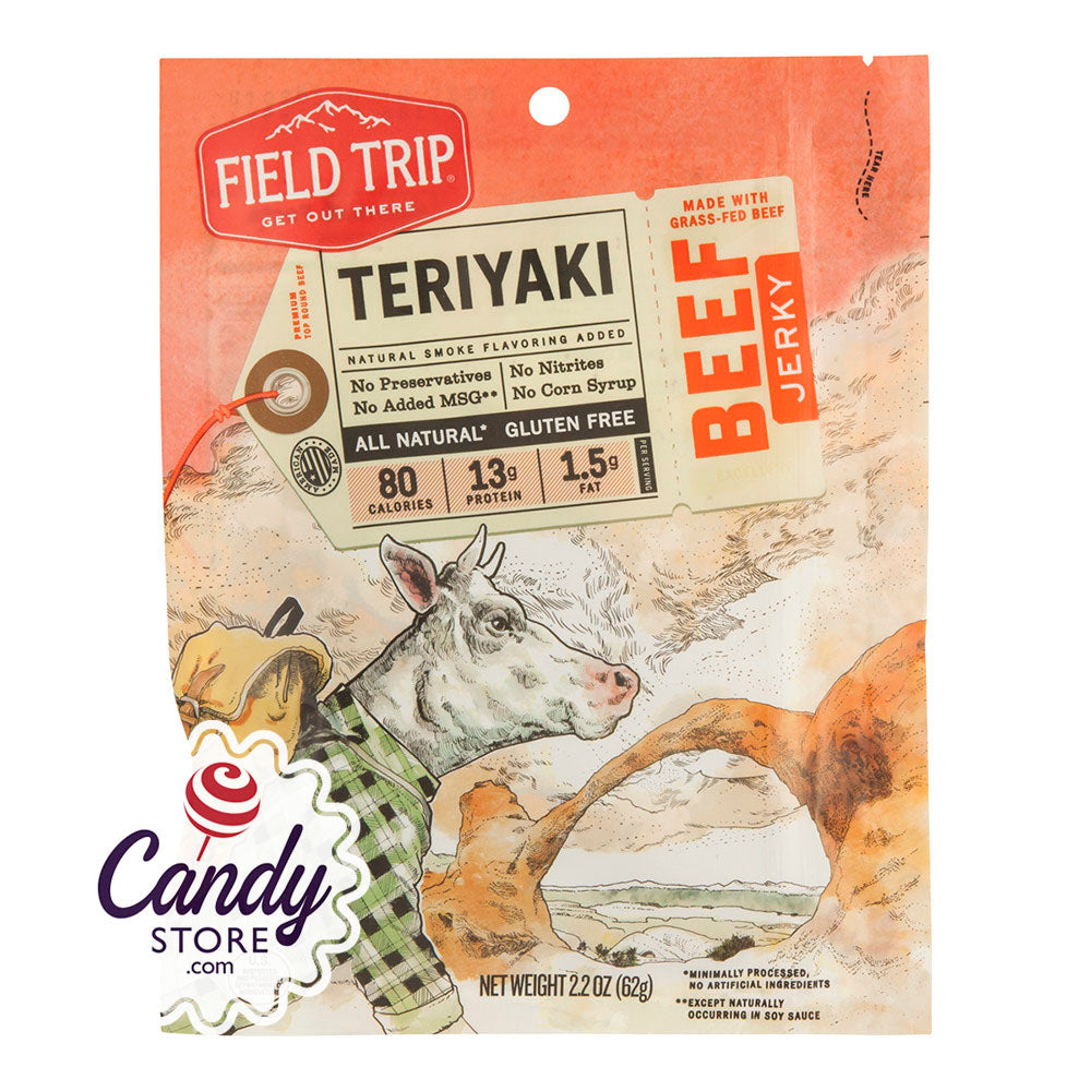 Field Trip Beef Jerky Teriyaki 2.2oz - 9ct CandyStore.com