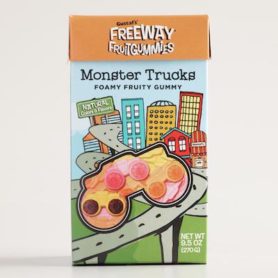 Freeway Monster Truck Fruit Gummies - 9ct CandyStore.com