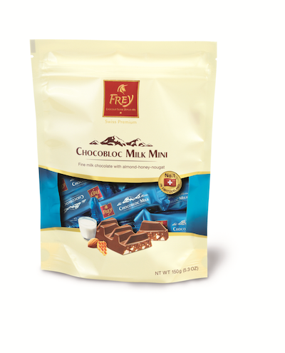 Frey Milk Chocolate Mini Bars Standup Bags - 6ct CandyStore.com