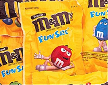 Peanut M&Ms Bulk Fun Size Halloween Mini Trick or Treat Snack Bag
