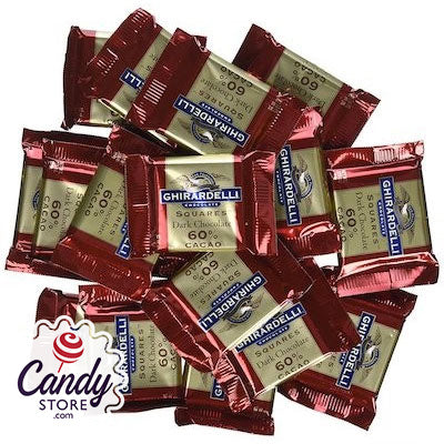 Ghirardelli 60% Dark Chocolate Squares - 540ct CandyStore.com