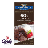 Ghirardelli Bittersweet Baking 4oz Bar - 12ct CandyStore.com