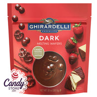 Ghirardelli Dark Melting Waffers 10oz - 6ct CandyStore.com