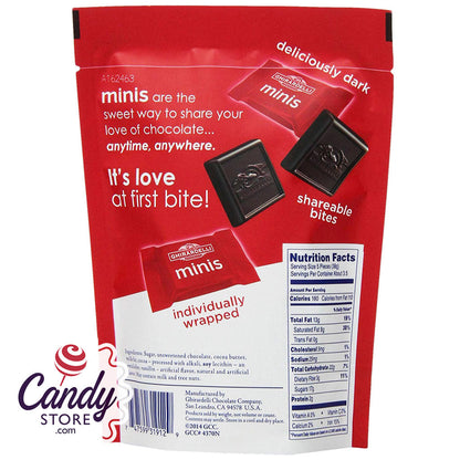 Ghirardelli Minis Dark Chocolate Squares Bags - 6ct CandyStore.com