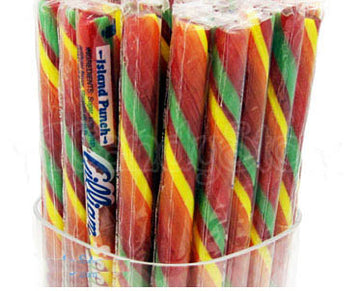 CandySips Peppermint Sticks Candy Straws 3 Pack of Gilliam Candy