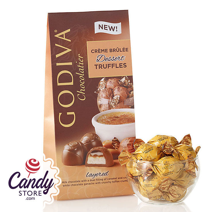 Godiva Creme Brulee Dessert Truffles Bags - 6ct CandyStore.com