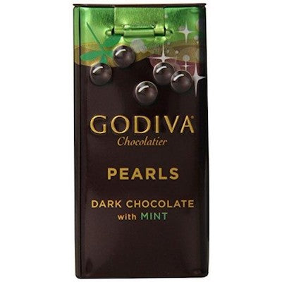 Godiva Pearls Dark Chocolate Mint - 18ct CandyStore.com