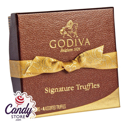 Godiva Signature Truffles Gift Box 4-Piece - 12ct Boxes CandyStore.com