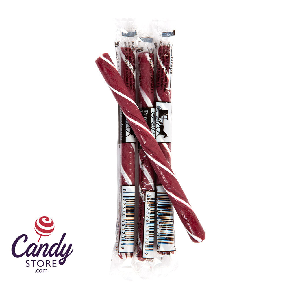 Grape Thin Stick Candy Pennsylvania Dutch - 80ct CandyStore.com