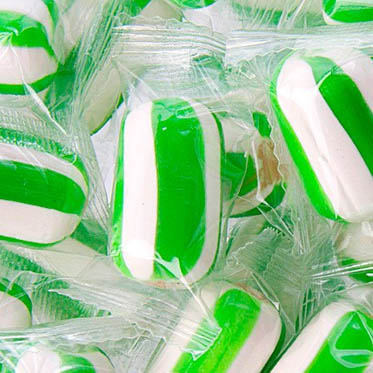 Green Sassy Cylinders Candy - 5lb Bulk | CandyStore.com