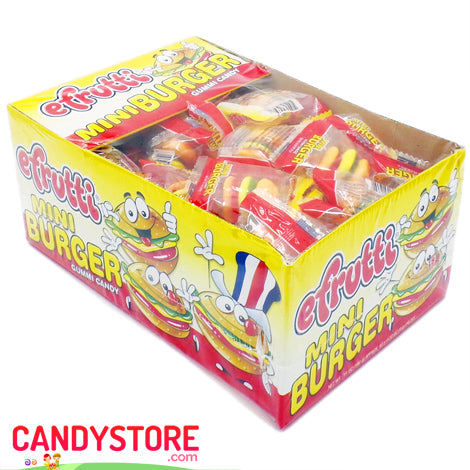 Gummi Mini Burgers - 60ct Box CandyStore.com