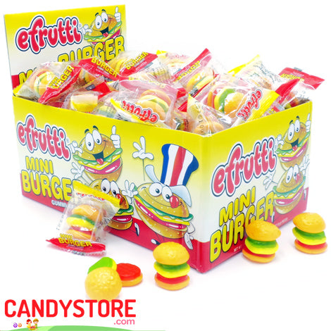 Gummi Mini Burgers - 60ct Box CandyStore.com