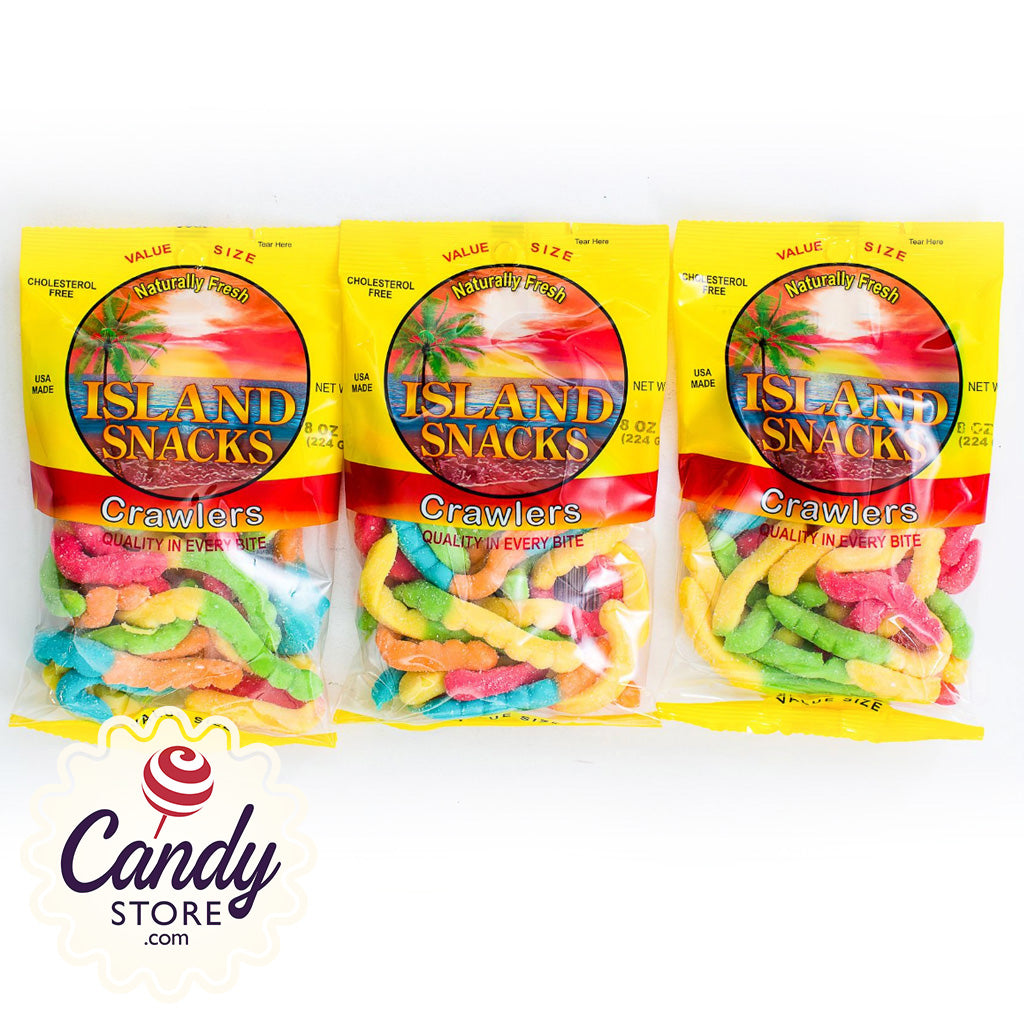 Gummy Crawlers Island Snacks - 6ct Bags CandyStore.com