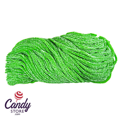 Gustaf's Sour Apple Laces Green Licorice - 2lb CandyStore.com