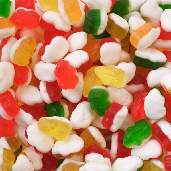 Haribo Gummi Mini Frogs - 5lb CandyStore.com