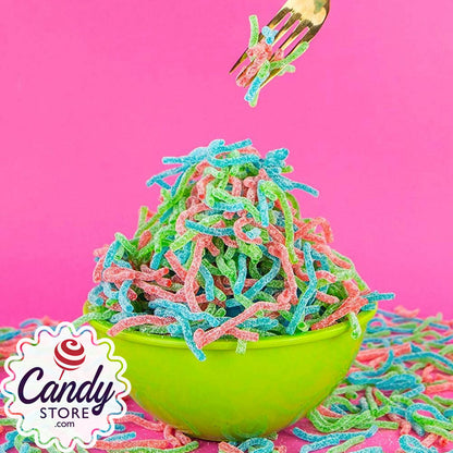 Haribo Sour S'ghetti Gummi Spaghetti Candy - 12ct CandyStore.com