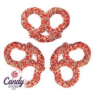 Harvest Nonpareil Milk Chocolatey Coated Pretzels - 7lb CandyStore.com