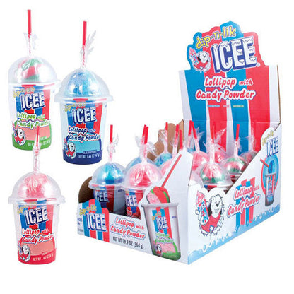 Icee Dip N Lik Lollipop Cups - 12ct CandyStore.com