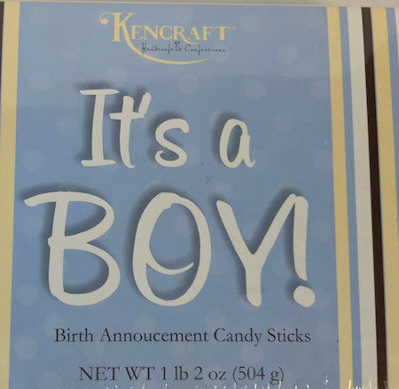 It's A Boy Candy Sticks Cigar Box - 24ct CandyStore.com