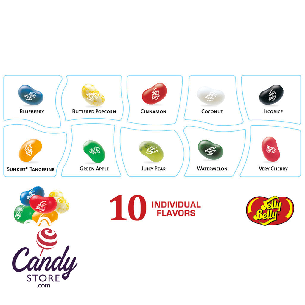 Jelly Belly 10 Flavor American Flag Gift Box - 12ct CandyStore.com