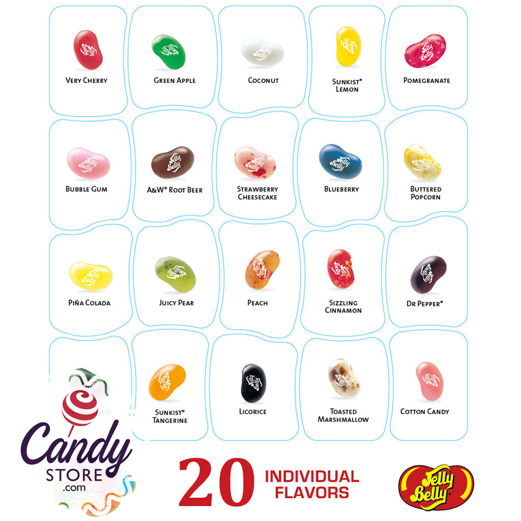 Jelly Belly 20-Flavor Gift Box - 10ct CandyStore.com