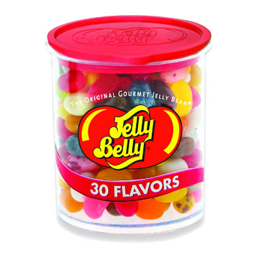 Jelly Belly Clear Can 30-Flavors Jelly Beans - 12ct CandyStore.com