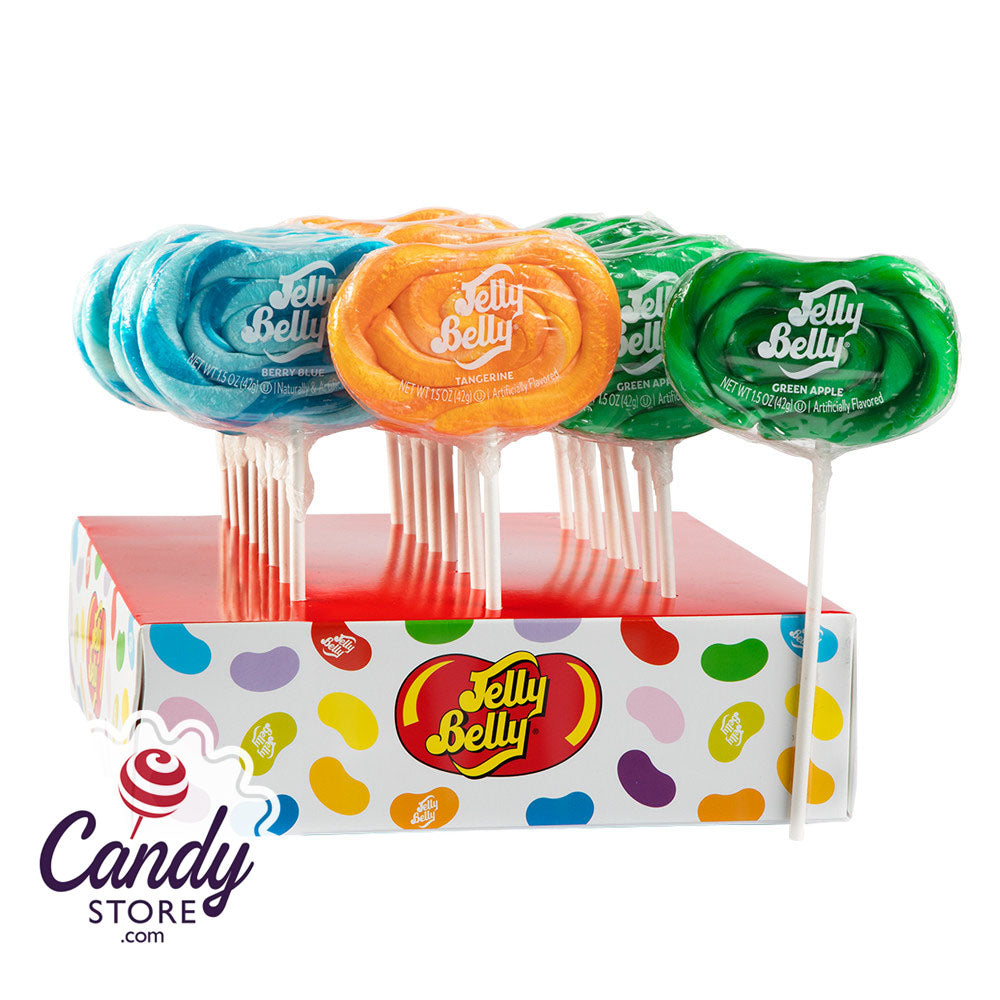 Jelly Belly Lollipop 1.5oz (Bl/Po/A) - 24ct CandyStore.com