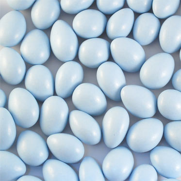 Jordan Almonds Pastel Blue - 5lb CandyStore.com