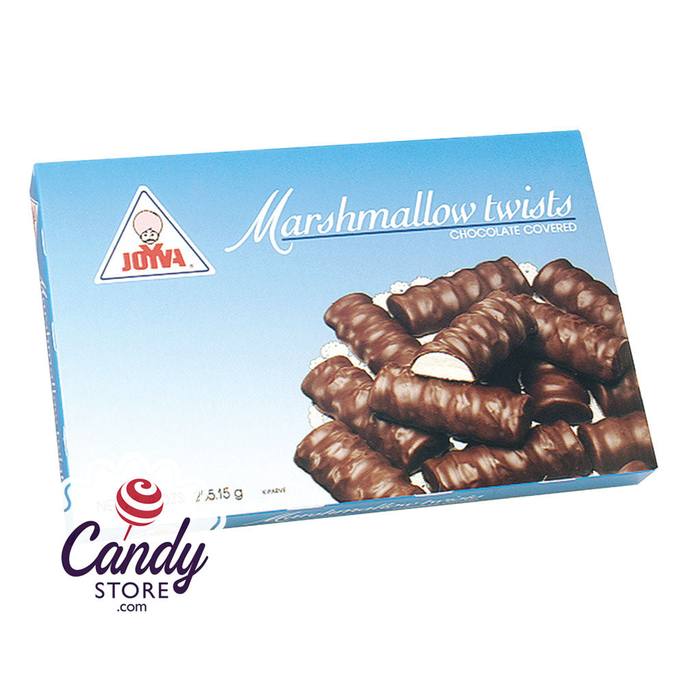 Joyva Kosher For Passover Vanilla Marshmallow Twists 9oz Boxes - 24ct CandyStore.com